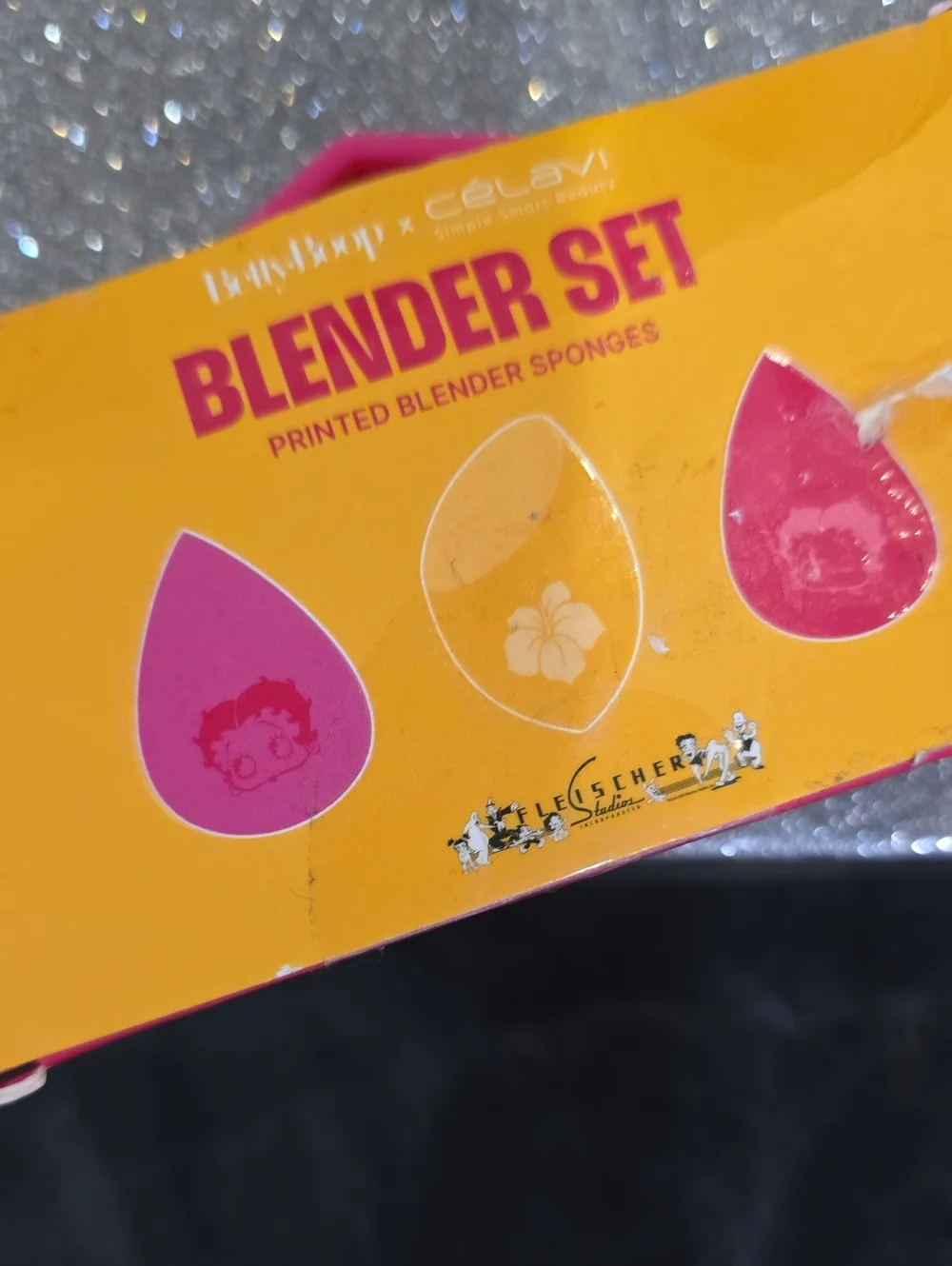 Celavi X Betty Boop Sunshine Blender Set 3-PC Blender Sponges